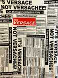 Versace dzianina wiskoza materiał kupon