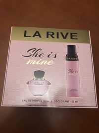 Zestaw prezentowy perfumy i dezodorant La Rive