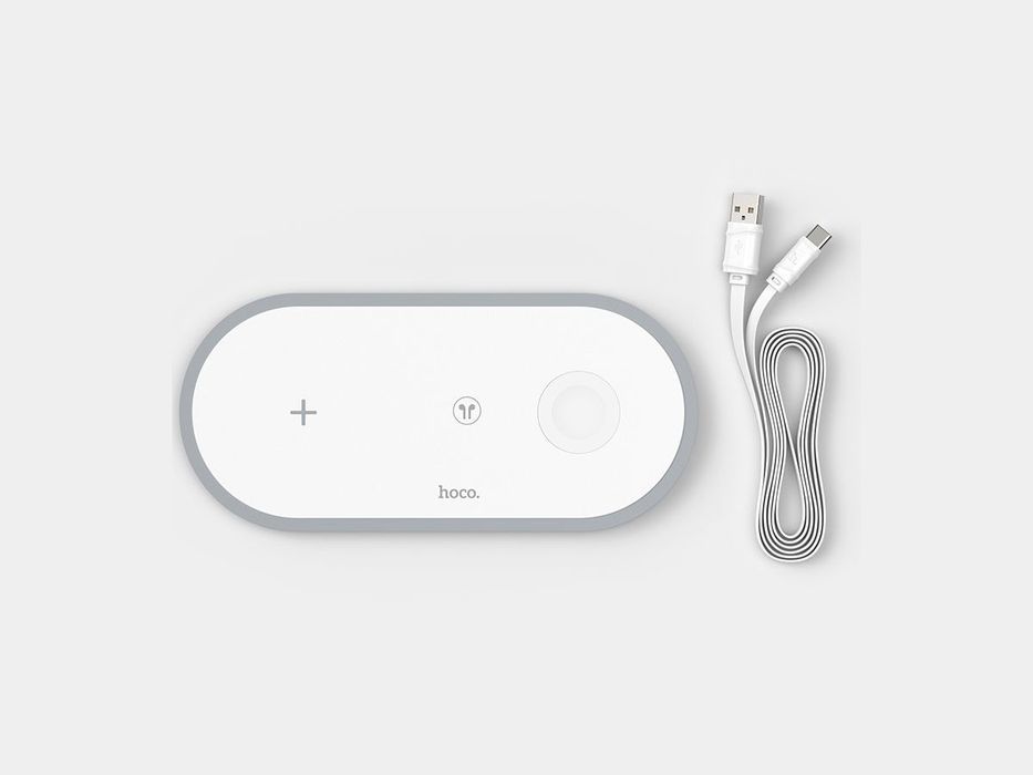 Ładowarka indukcyjna Qi 3w1 HOCO CW24 3IN1 do iPhone/AirPods/Watch