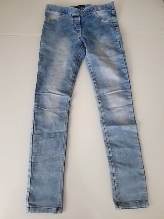 Nowe Spodnie dżinsowe  z lycrą legginsy S