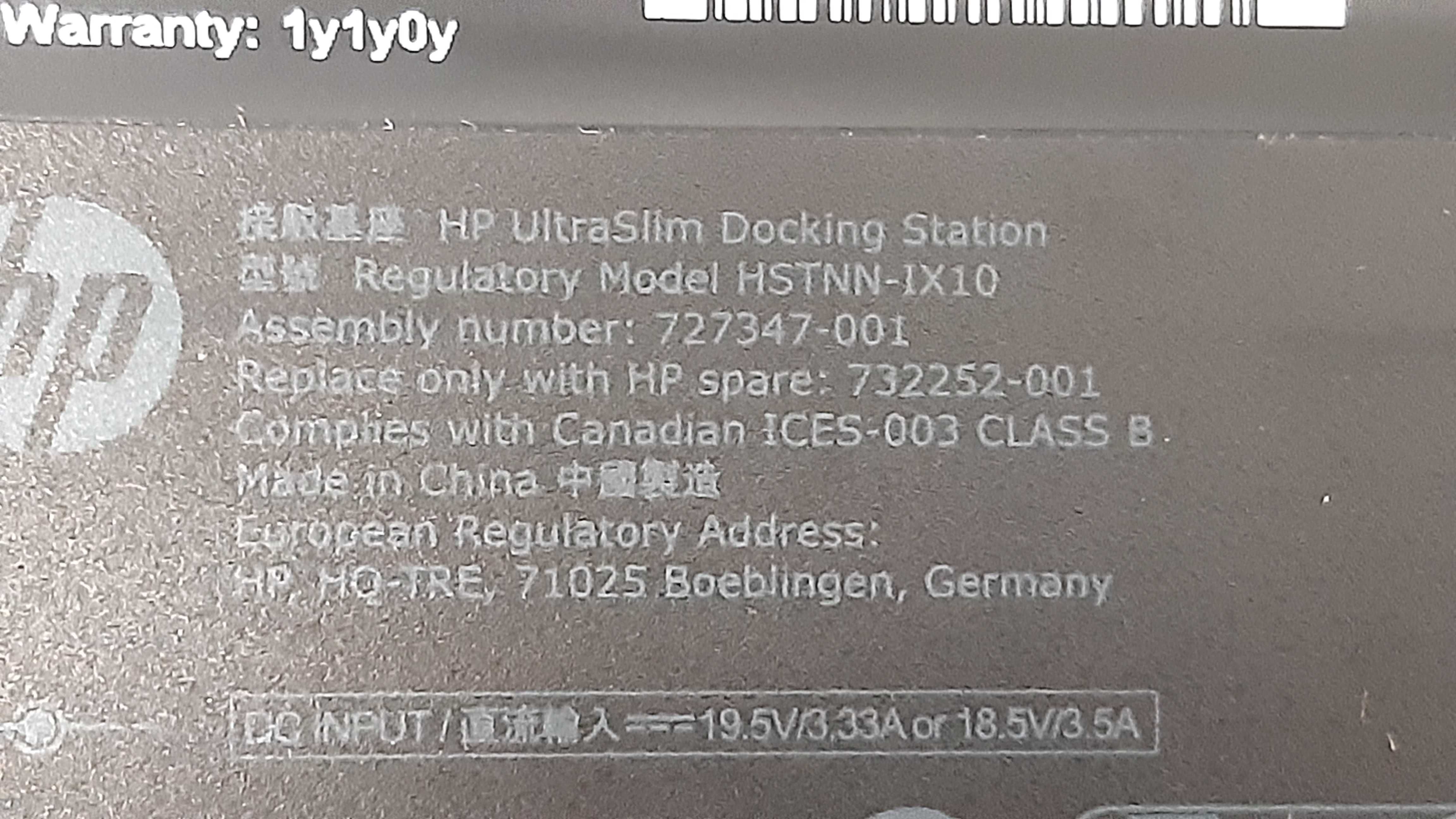 Docking Station HP 840 G1, G2 e G3