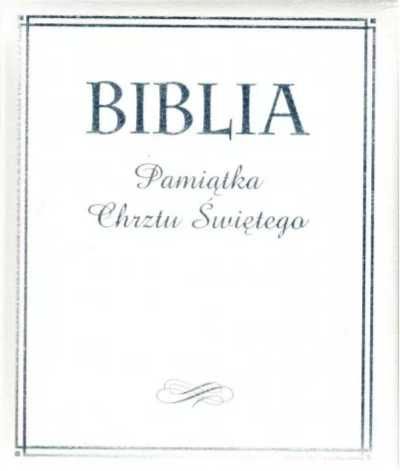 Biblia. Pamiątka Chrztu Świętego - Lizzie Ribbons