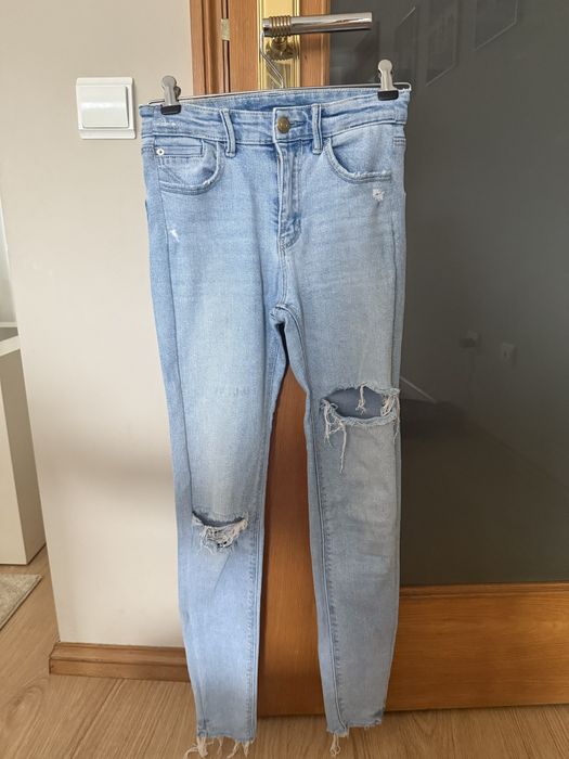 Calças de ganga cintura subida Stradivarius 34