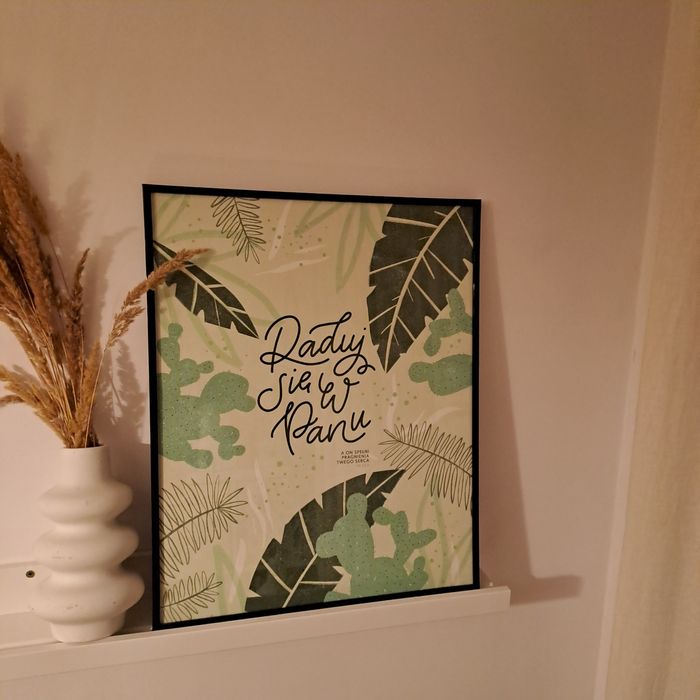 Plakat Studio Błogo rośliny Psalm 37