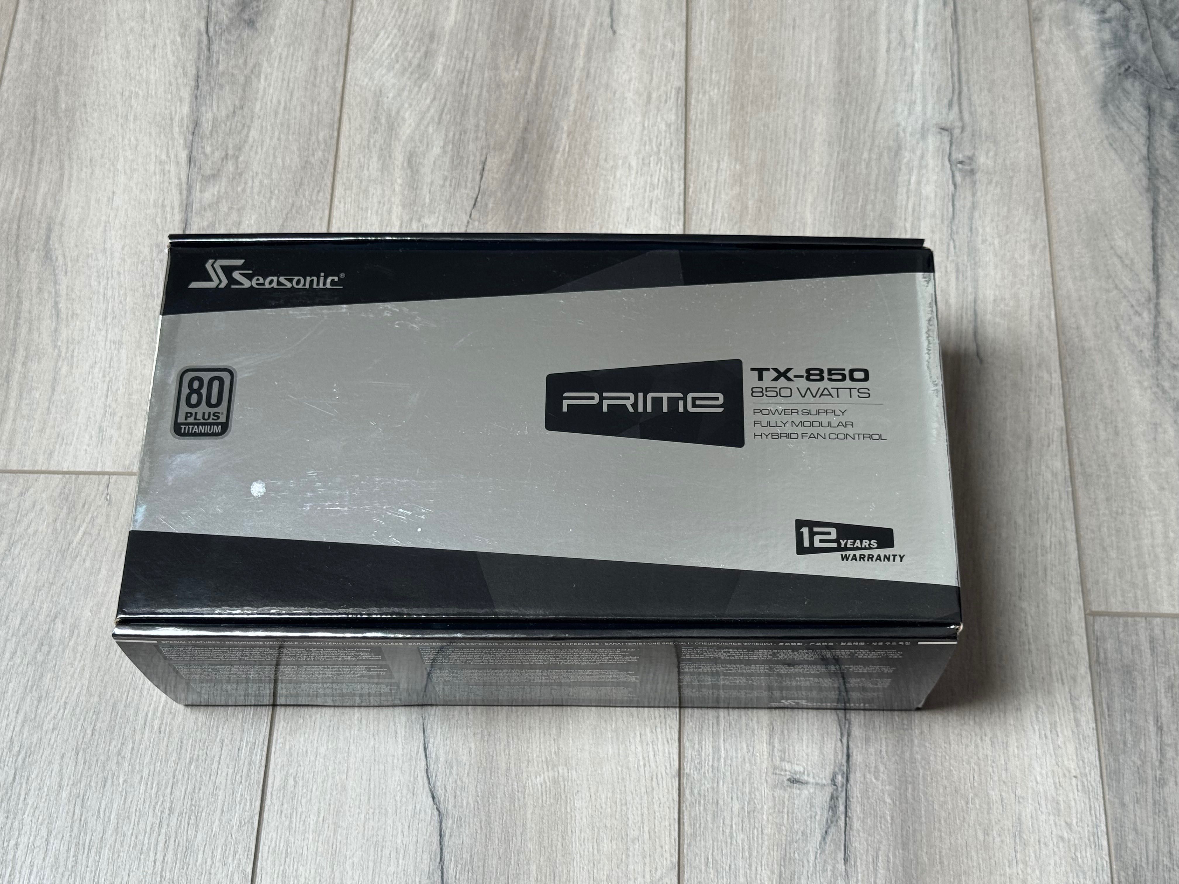 Zasilacz Seasonic Prime TX 80 PLUS Titanium 850 Watt