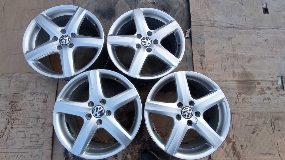 Бу диски литі r17 5*112 оригинальні Volkswagen Jetta Golf Touran Caddy