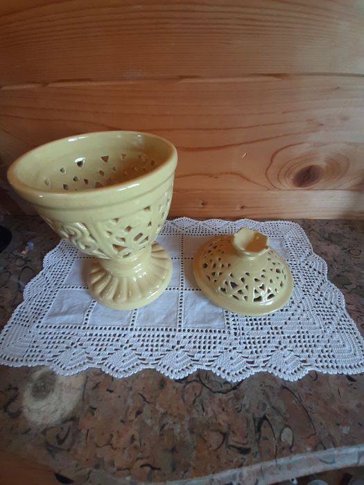 Pote Cerâmica Amarelo