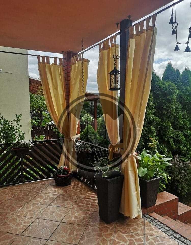 Zasłony wodoodporne ogrodowe taras balkon każdy wymiar