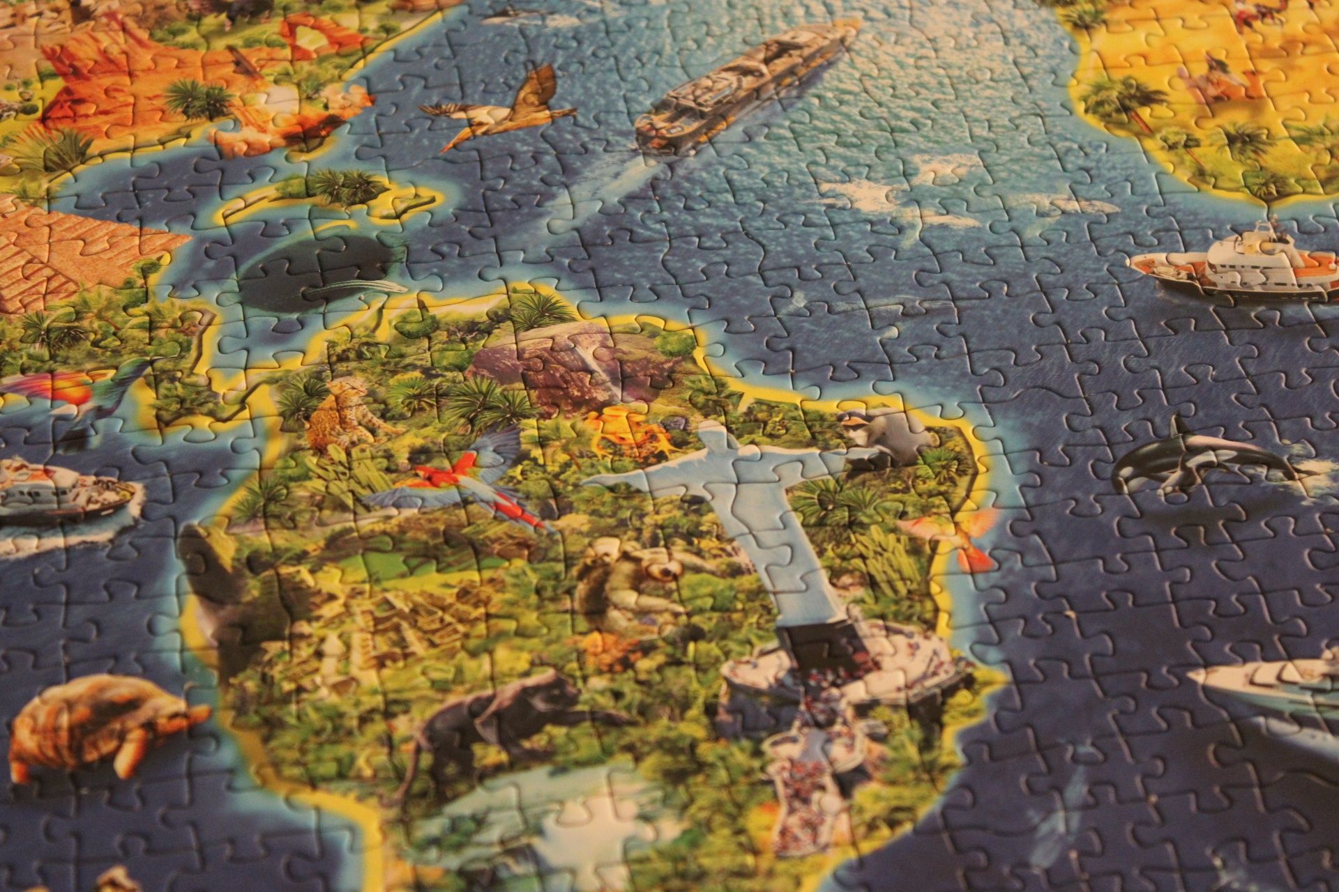 Puzzle do Mapa Mundo