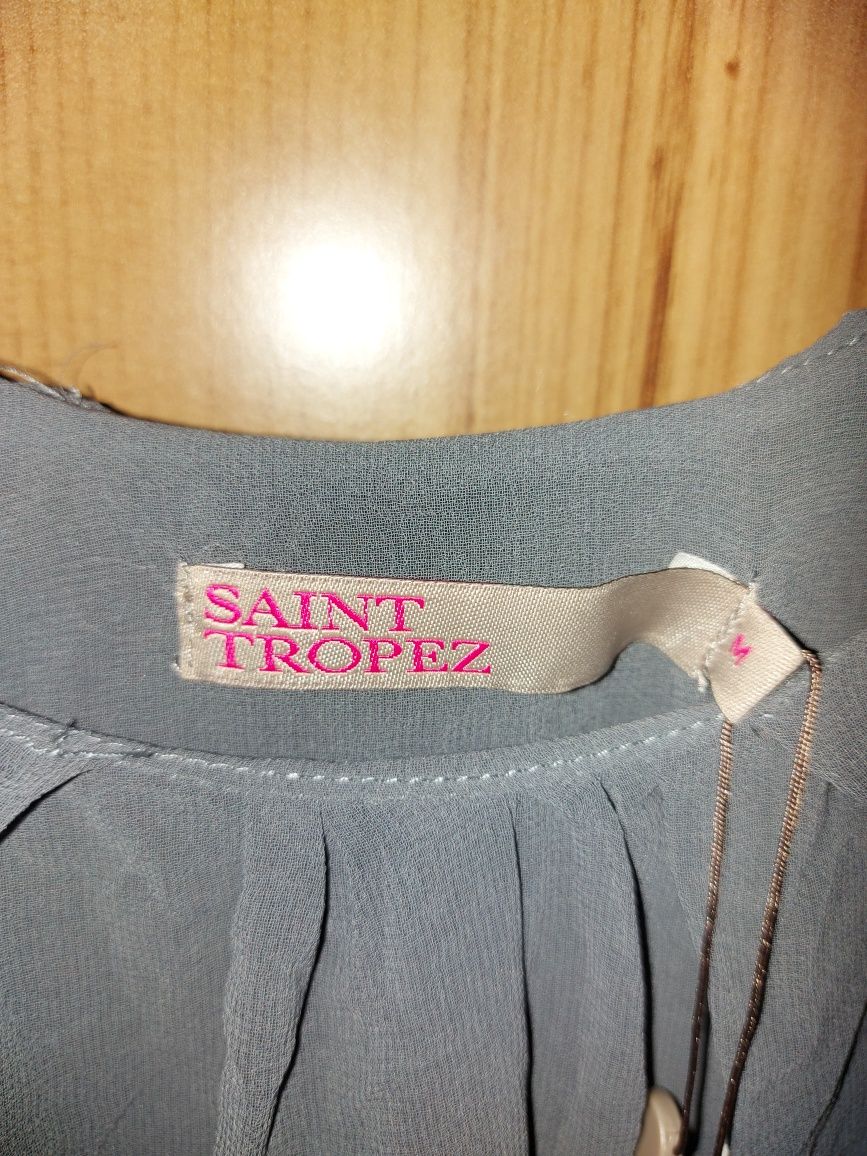 Nowa, luźna tunika/sukienka na podszewce M-L.  F. Saint Tropez