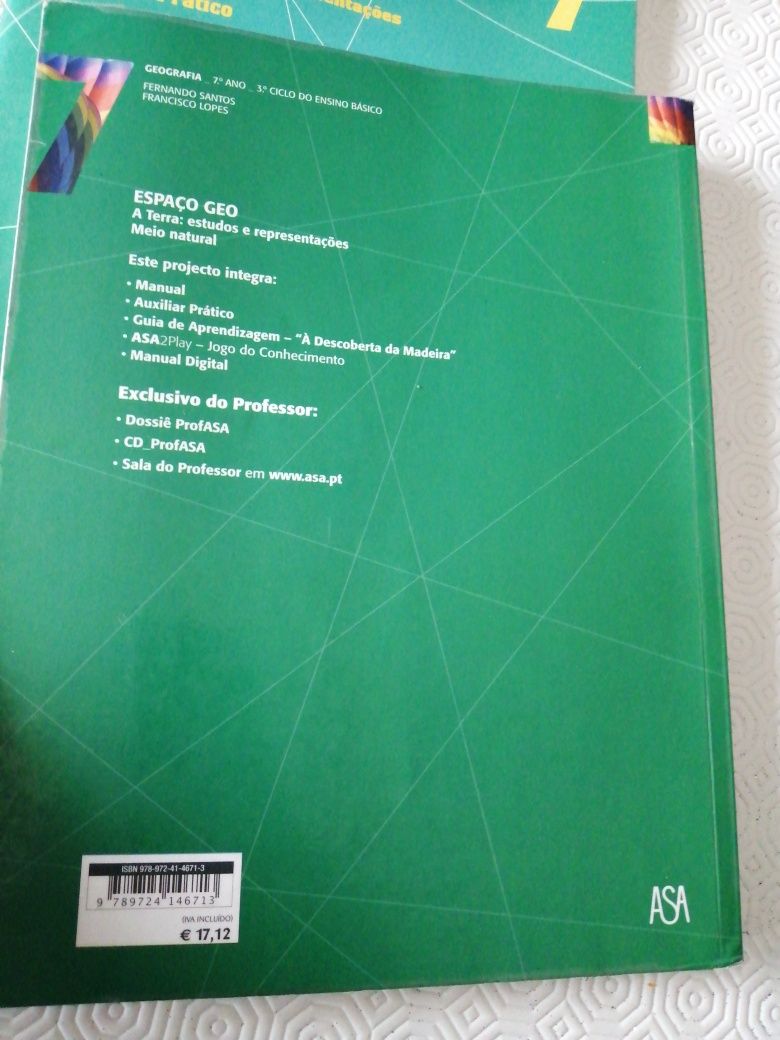 Manual e caderno atividades Geografia 7o ano