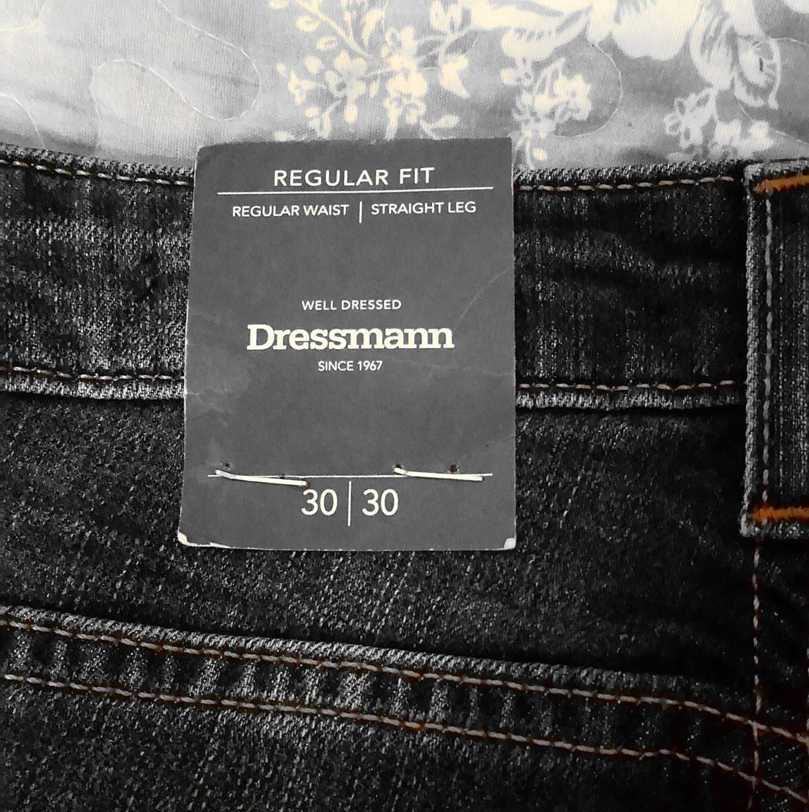 NOWE SPODNIE męskie JEANSY - Dressmann rozmiar 30