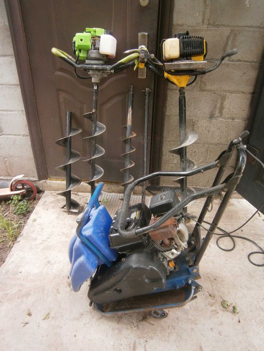 Мотобур Вироплита трамбовка аренда прокат инструмента