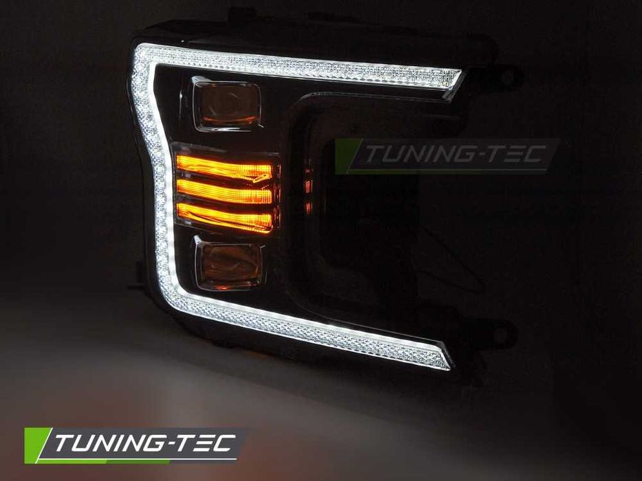 Lampy reflektory przednie przód FORD F150 MK13 r.17-20 Full LED Neon
