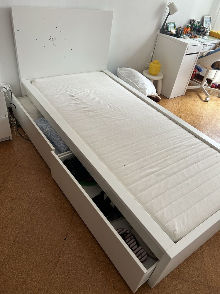 Cama criança 0,90x2,00 ikea