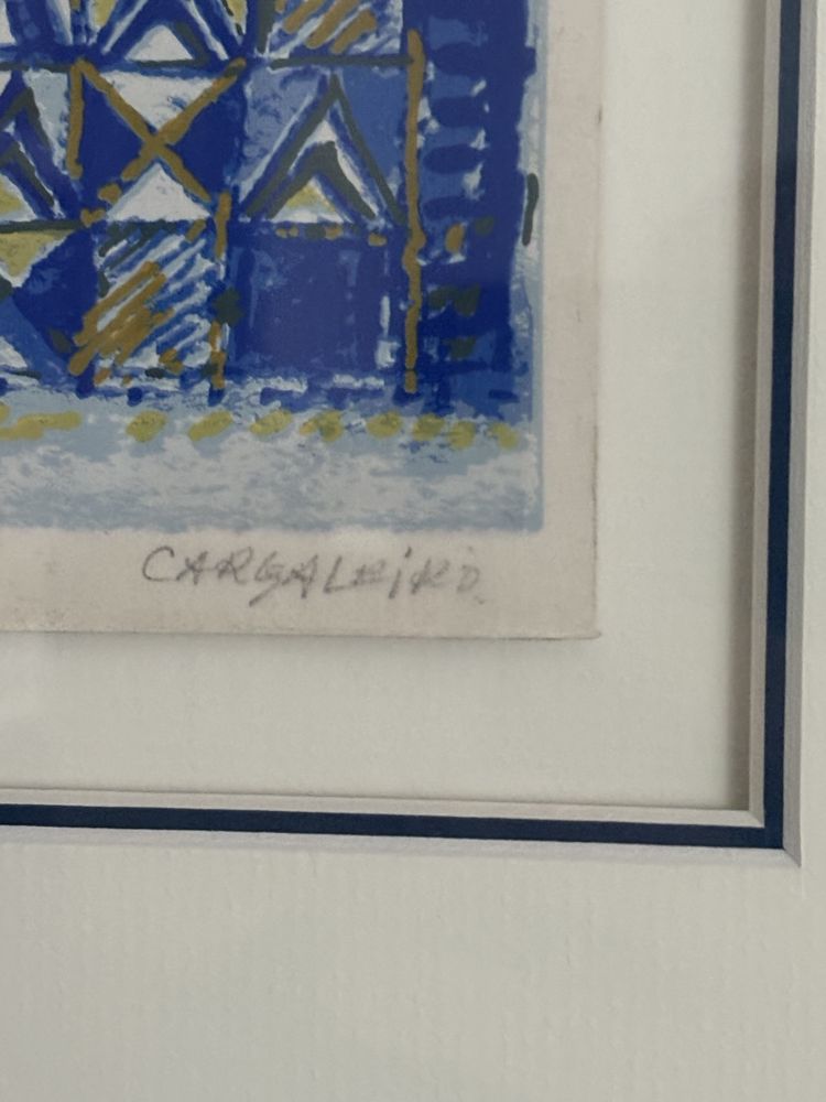 Manuel Cargaleiro - Serigrafia A/P  - Novo Preço