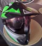 Kask CROSS dziecięcy Enduro monster Gogle Blenda XS