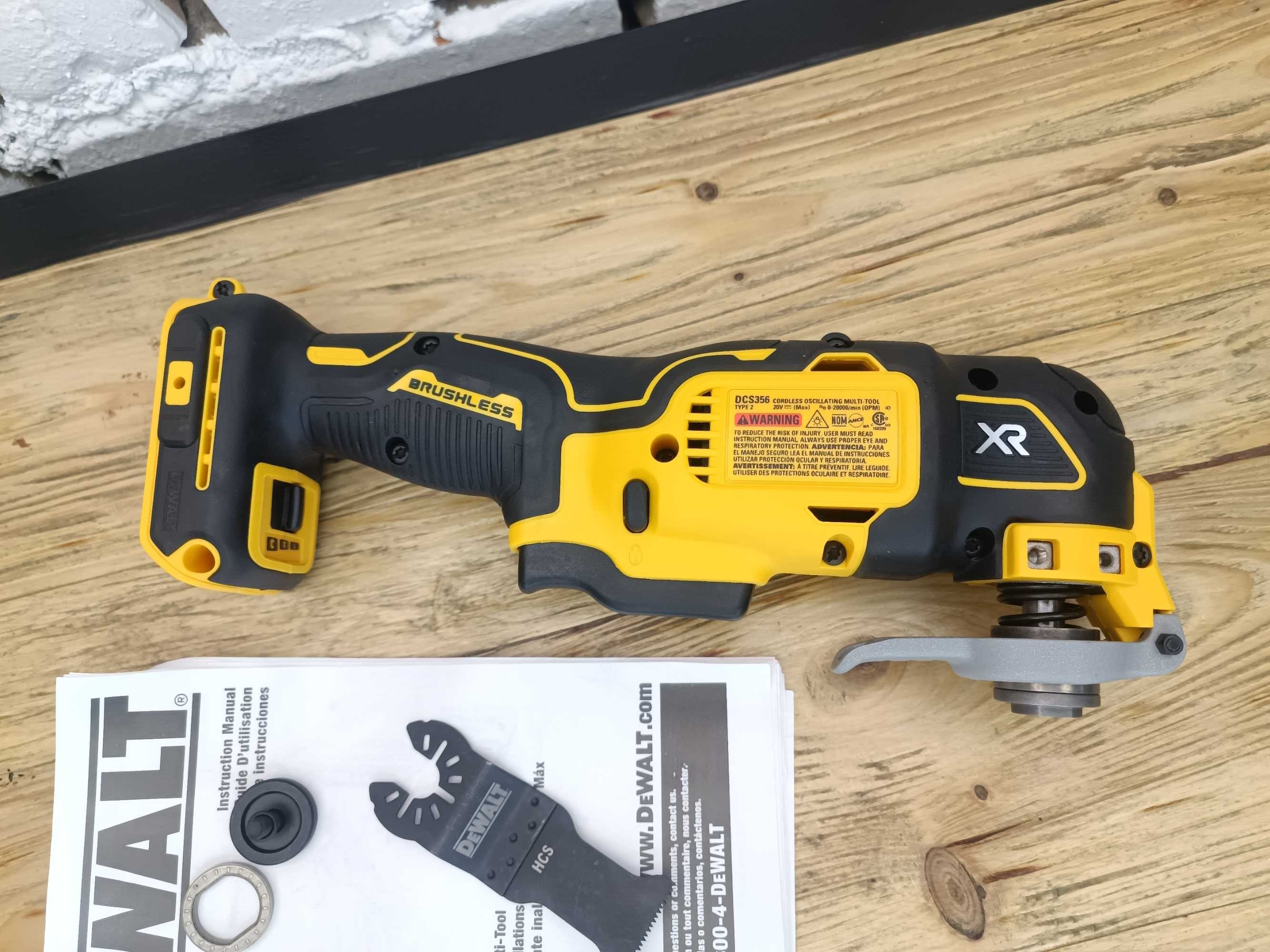 Бесщіточний мультитул реноватор DeWalt DCS356 MADE IN MEXICO