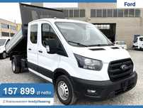 Ford Transit 350 L3 RWD DBL Trend Zabudowa Brygadowa + Wywrotka 2.0 165KM  Hak !! Bliźniaki !! Długie lusterka !! Ekran 12" !!
