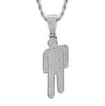 Мерч Billie Eilish! Підвіска blohsh silver OG