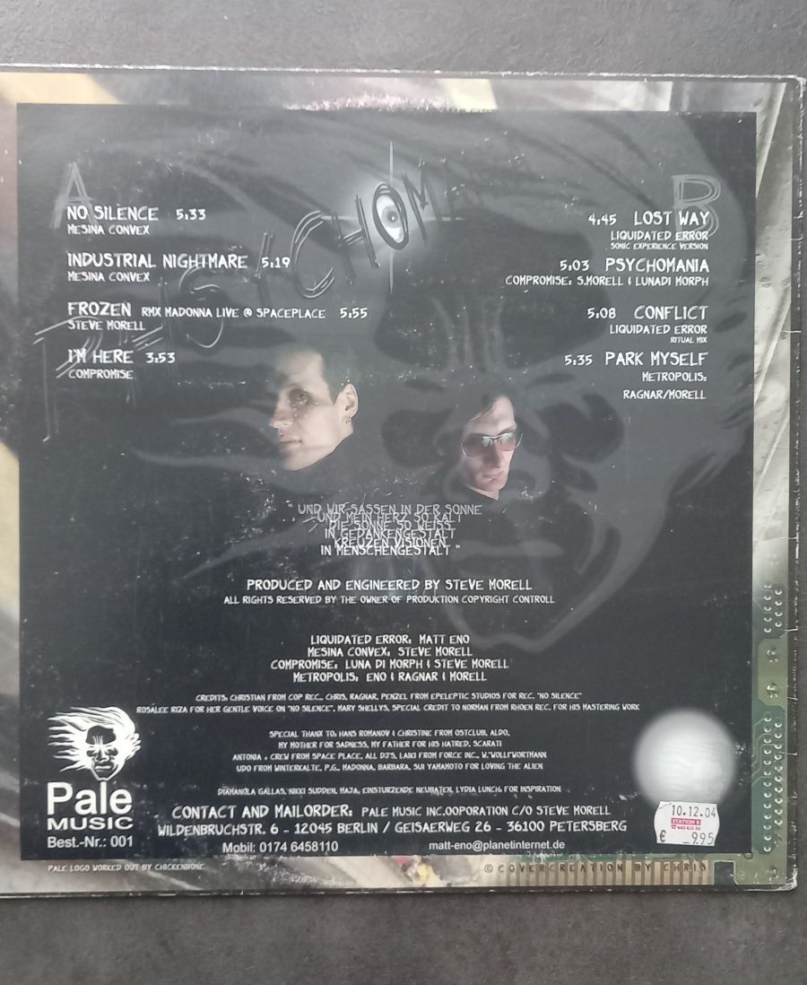 Psychomania - Enter the world of palę music LP