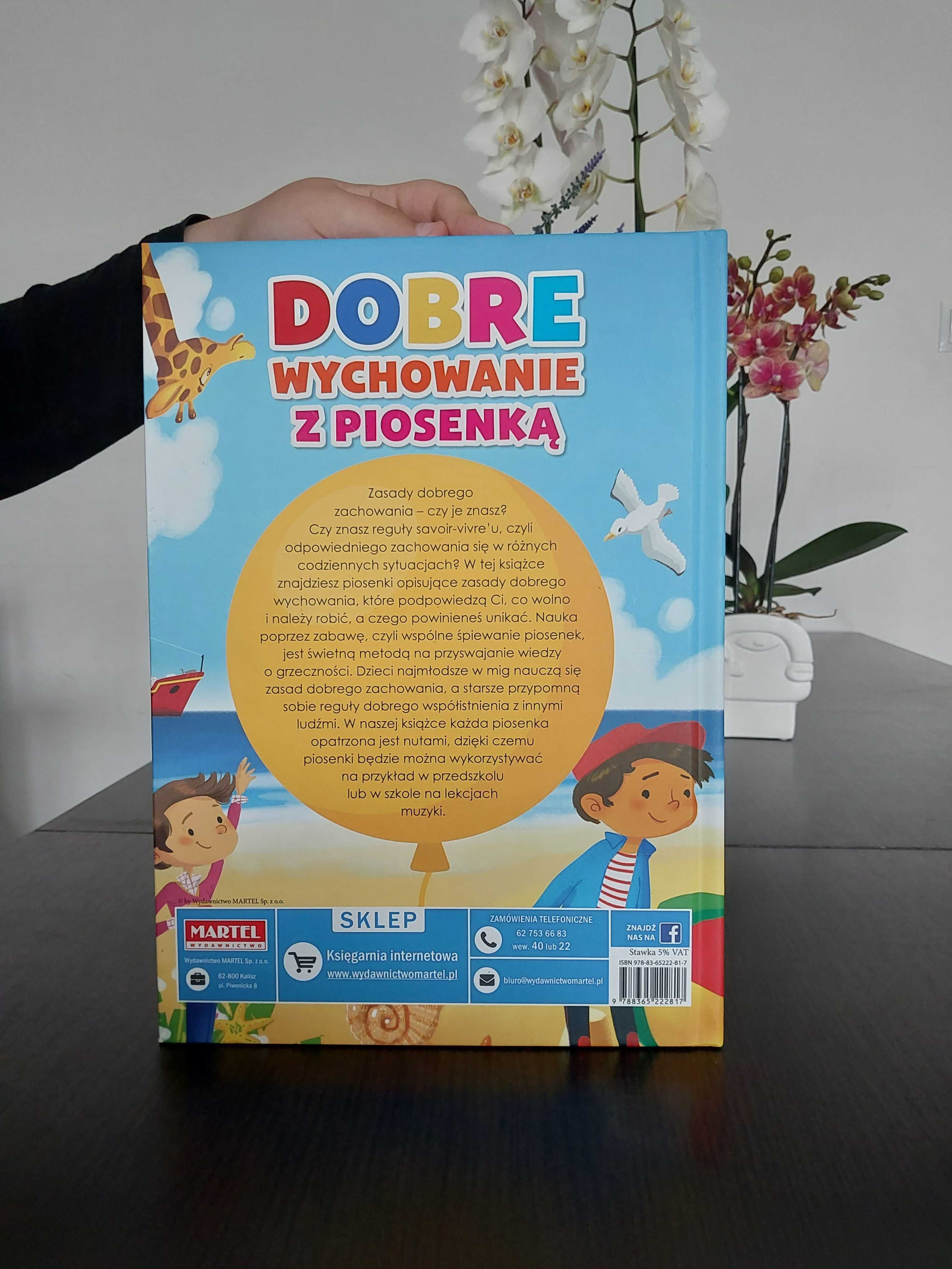Książka NOWA 'Dobre wychowanie z piosenką' płyta gratis