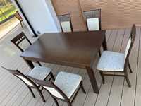 Krzesła 6 Stół rozkładany zestaw