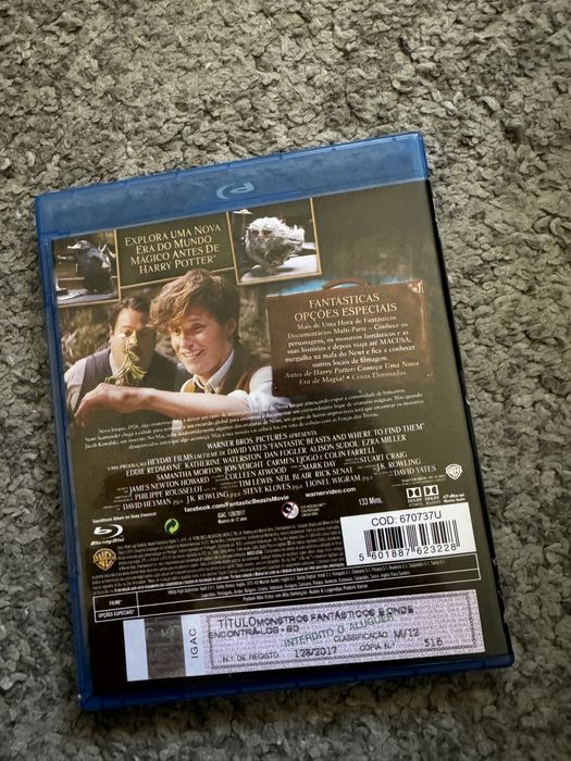 Filme Blu-Ray Monstros Fantásticos