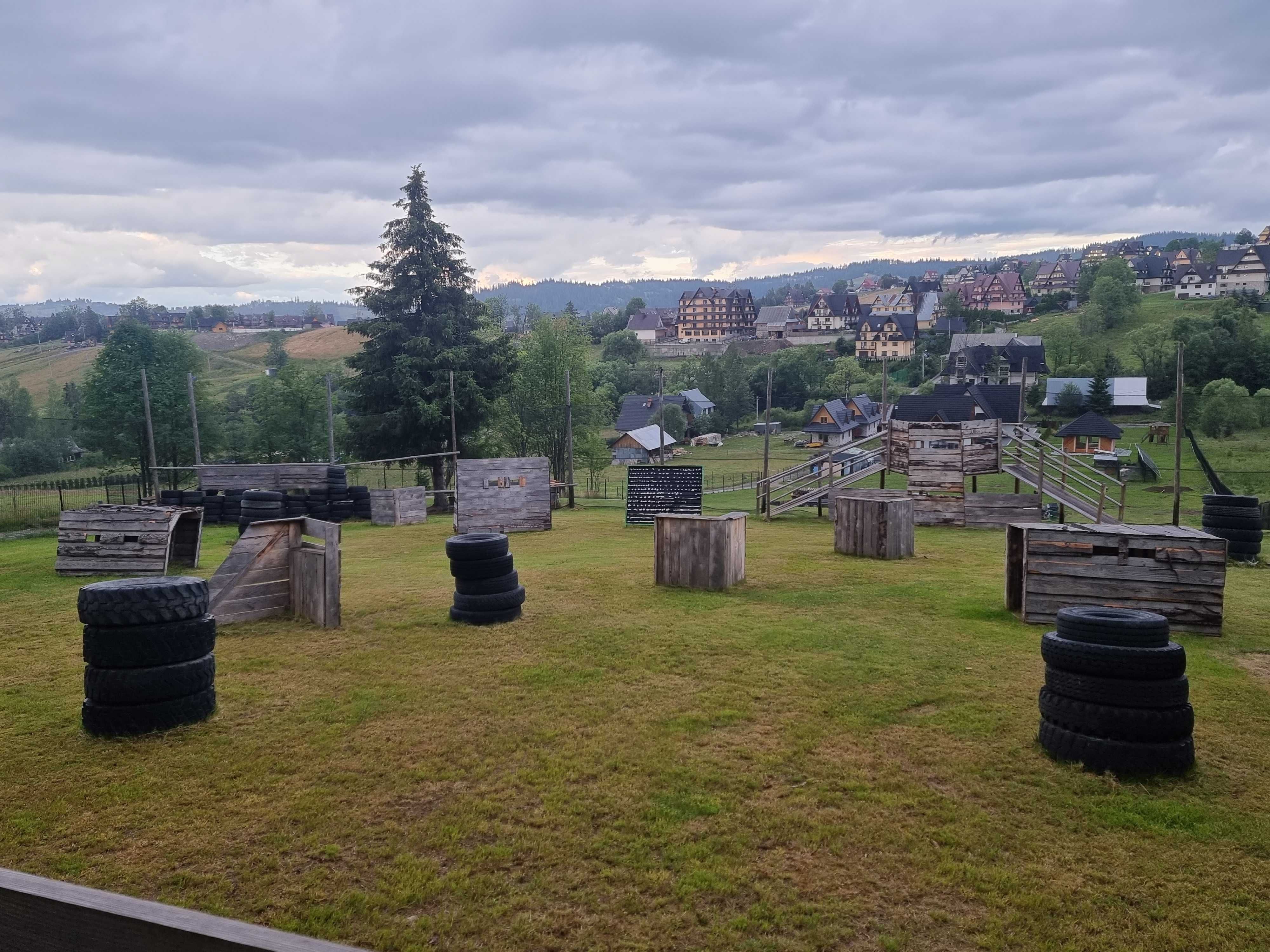 Paintball,Qłady,domki,jacuzzi,wieczór. kawalerski.panieński,Zakopane