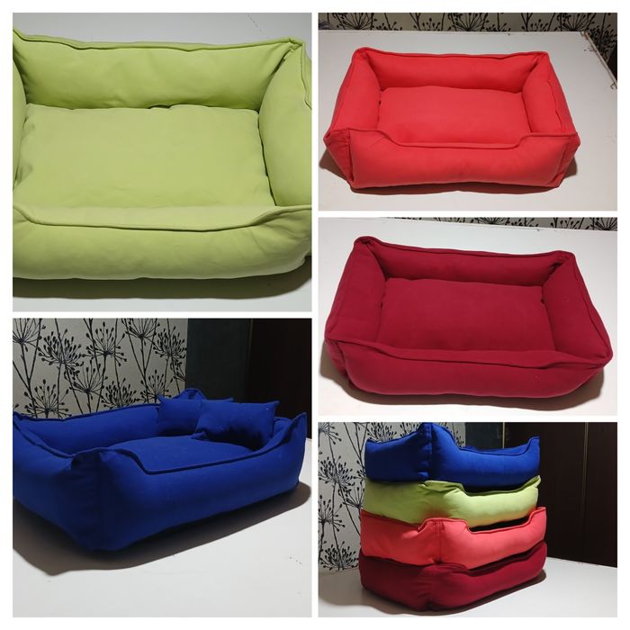 Лежак для собак. Лежанка для собак. Лежак для тварин з знімним чохлом