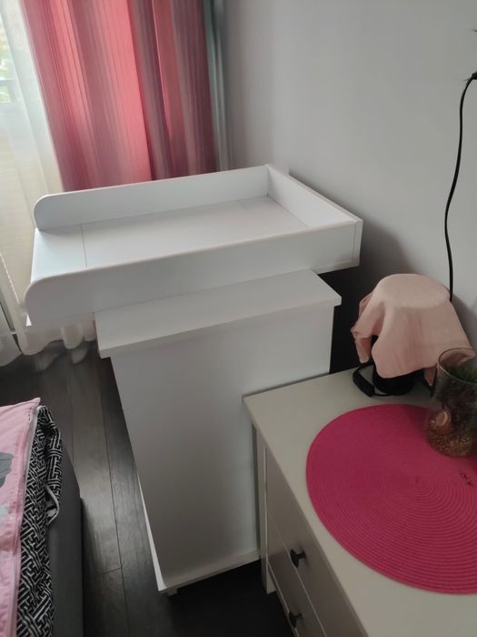 Komoda biała z przewijakiem