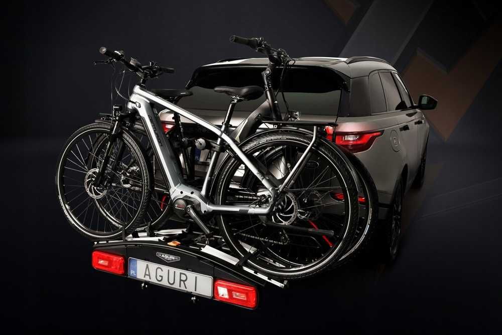 Niedrogi bagażnik na hak rowery elektryczne Aguri Active E-Bike 2