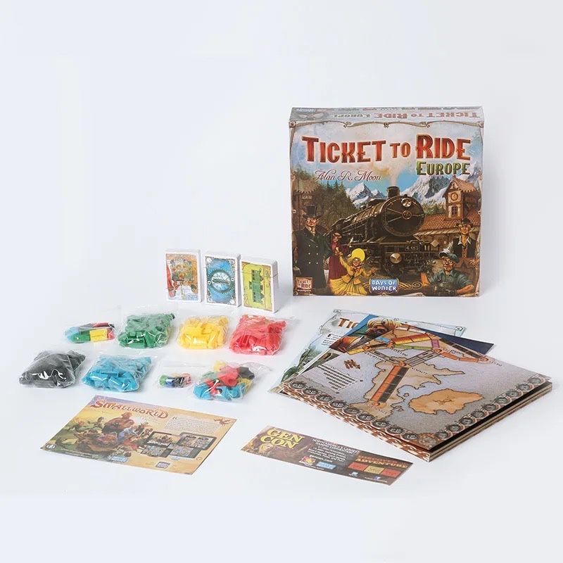 Билет на Поезд Европа Ticket to Ride Europe Квиток на Потяг Европа