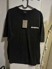 Czarny t-shirt Balenciaga