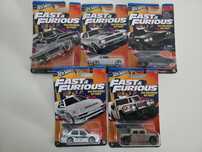 5 samochodzików Hot Wheels z serii Fast & Furious