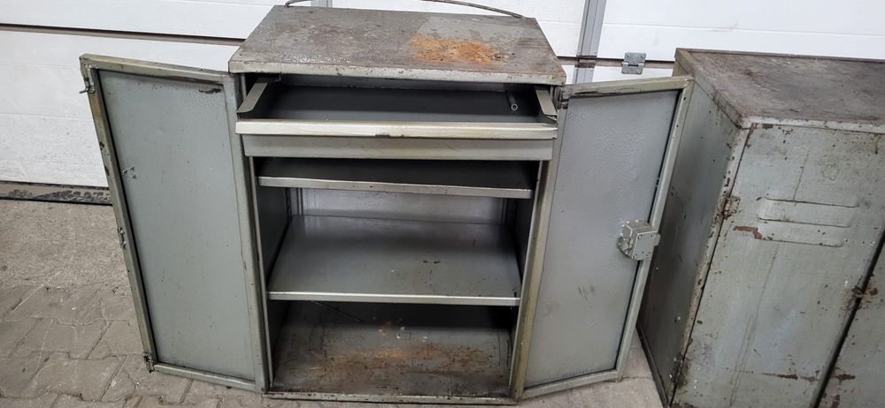 Szafka Warsztatowa Narzedziowa metalowa zamykana warsztatowa 90x65x45
