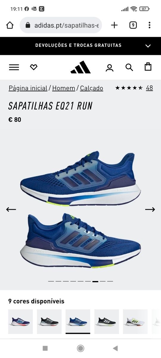 Sapatilhas adidas novas