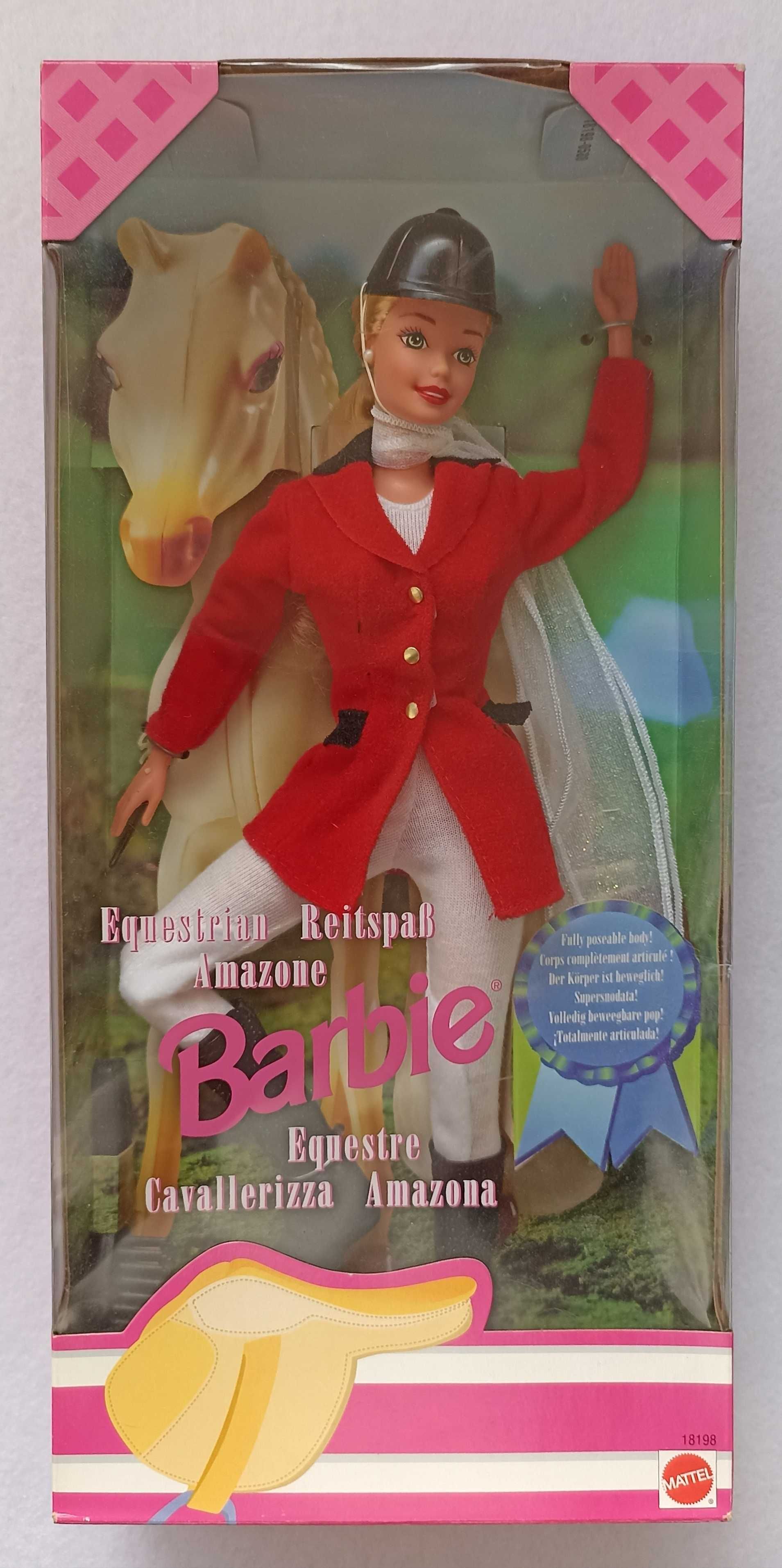 Barbie Equestre Amazona, ano 1997, Mattel #18198