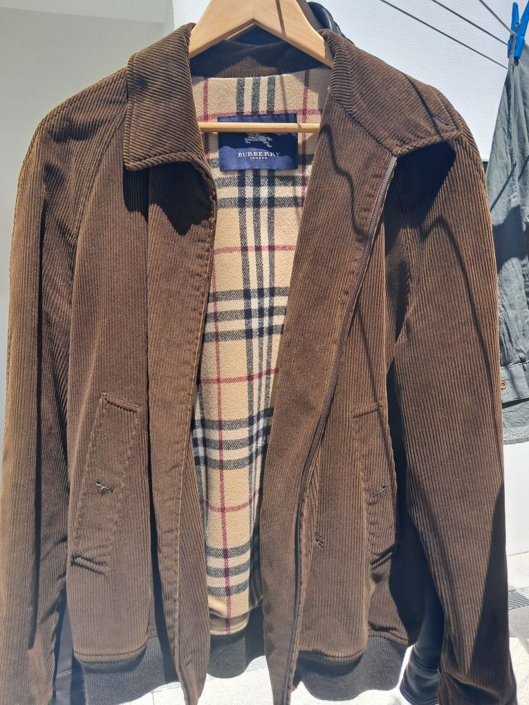 Blusão de Bombazine Castanho da Burberry