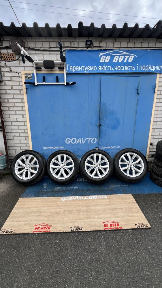 Goauto диски VW Tiguan 5/112 r18 et43 7j dia57.1 як нові в чудовому