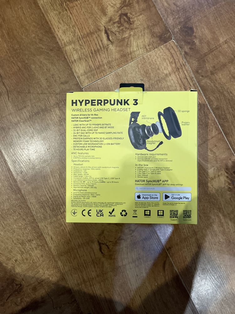 Нові Навушники Hator hyperpunk 3 wireless