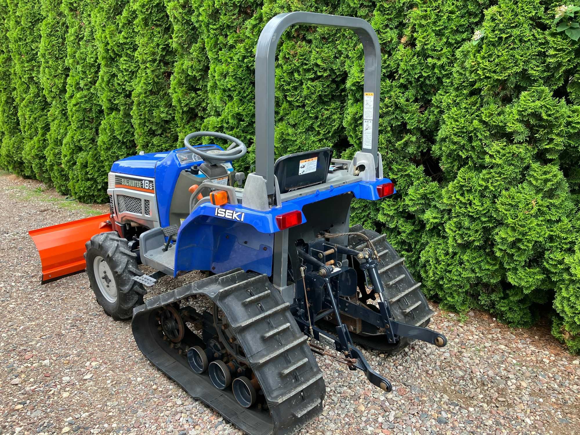 Mini Traktor Ogrodniczy Iseki Sial Hunter 18 Wspomaganie Gąsienice