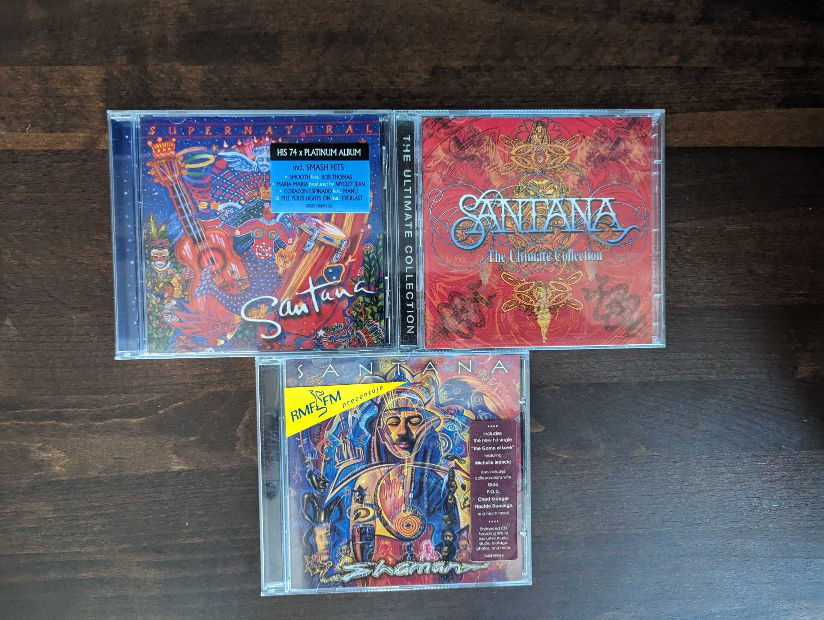 3 płyty CD Santana zestaw