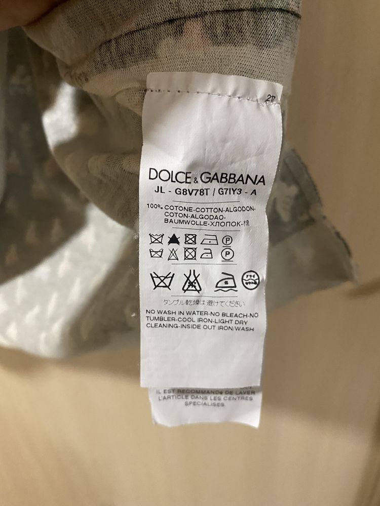 Мужское оригинальное поло Dolce&Gabbana