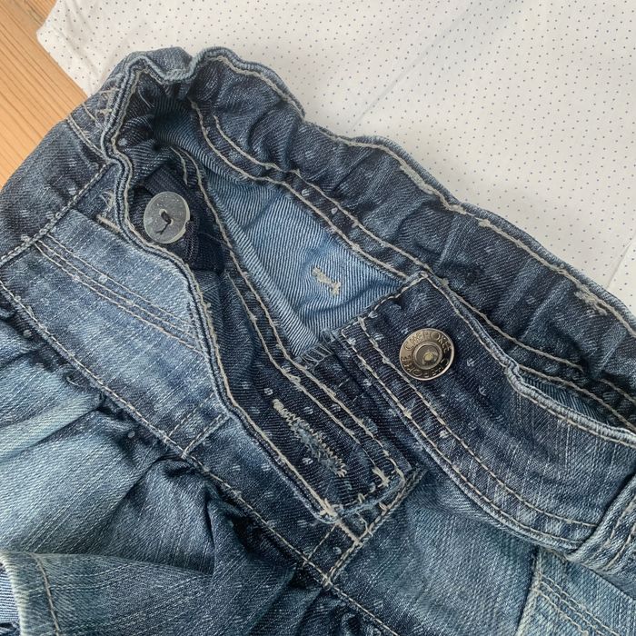 Zestaw koszula ZARA GIRLS +spódniczka +sweterek H&M r.110/116 cm 5-6 l