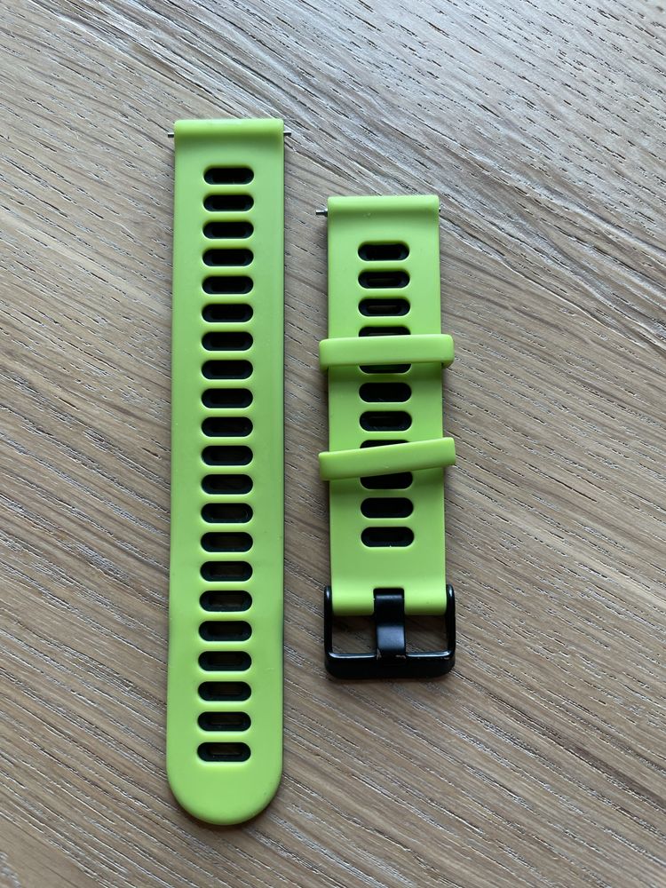Pasek 20 mm do zegarka Garmin, czarno-zielony