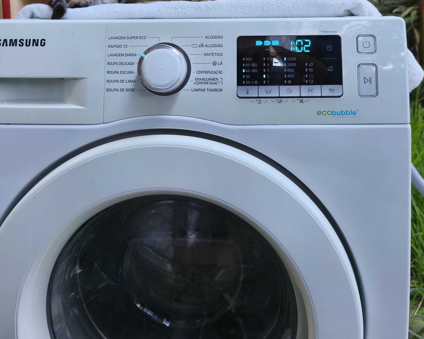 Máquina de Lavar Roupa Samsung 8 kg eco bubble A+++