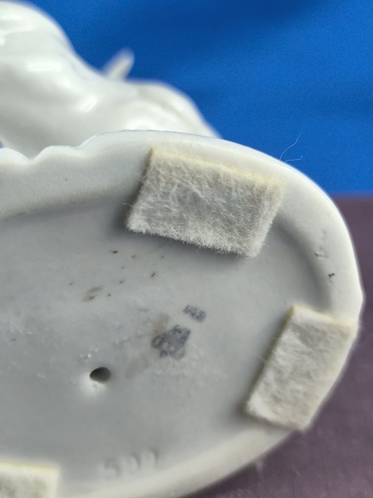 Zimorodki Lippelsdorf Grafenthal Gdr Niemcy #ptak #porcelana