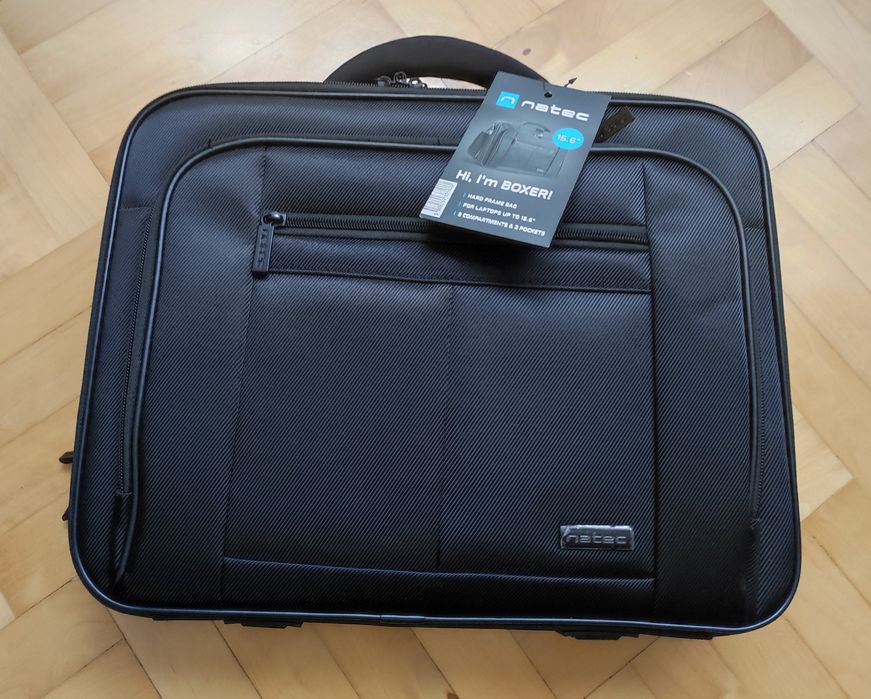 Torba na laptopa Natec 15,6" boxer bag pasek czarna