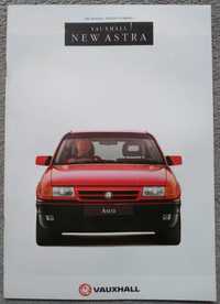 Prospekt Vauxhall Astra rok 1992 Opel Astra